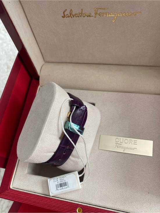 Salvatore Ferragamo Leather Strap Watch main image 12